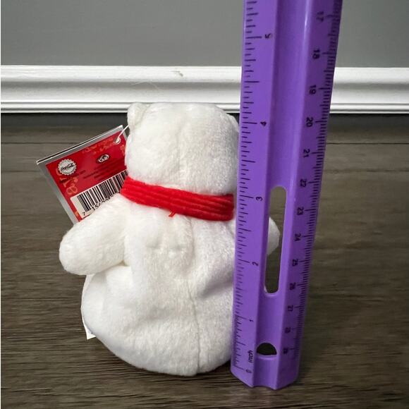 Coca-Cola Polar Bear With Scarf W/ Hang Tag - Picture 4 of 6